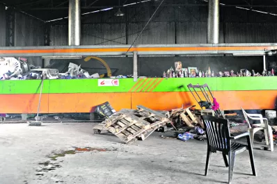 Convirtieron en “altar” lo que iba a ser una cinta para transportar residuos de Famaillá