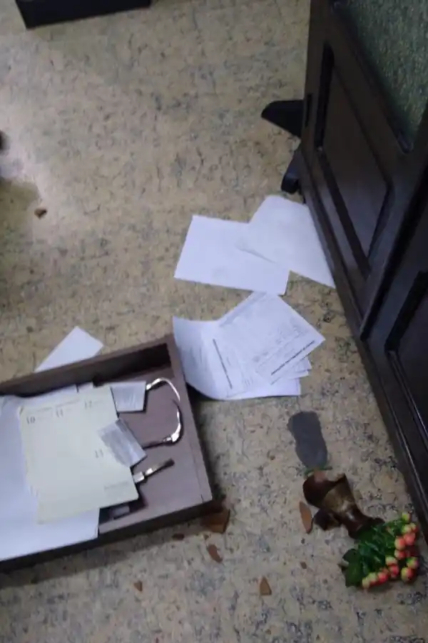 Se llevan los instrumentos del Conservatorio de Música para que no se los roben