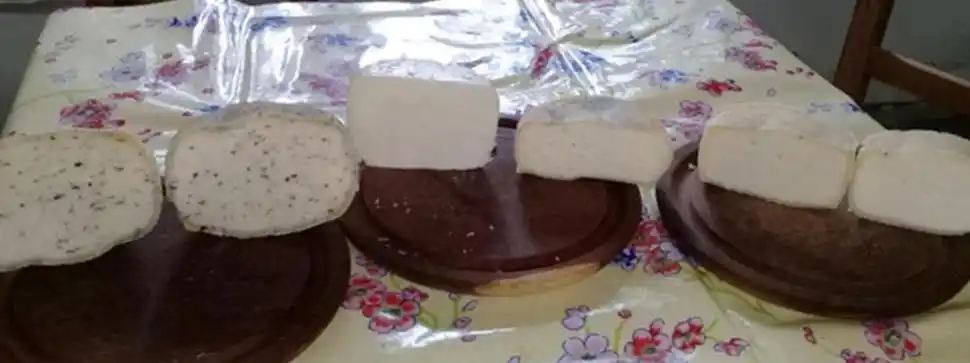 A PROBARLOS. Los quesos fueron degustados por los productores y los técnicos que dictaron las capacitaciones. 