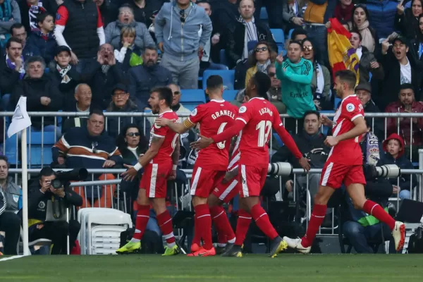 Girona le dio vuelta el partido a Real Madrid y se llevó un histórico triunfo del Bernabéu