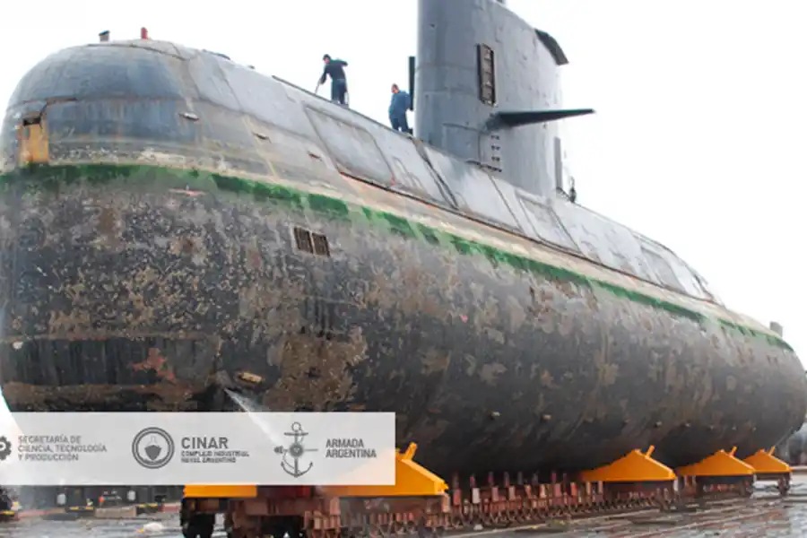 ARA SANTA CRUZ. El Gobierno tomó la decisión de recuperar el submarino en remplazo del ARA San Juan.