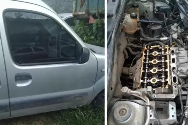 Roban autopartes de una camioneta que estaba secuestrada en la comisaría de La Reducción