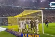 Atlético y Boca, a las trompadas dentro de un arco