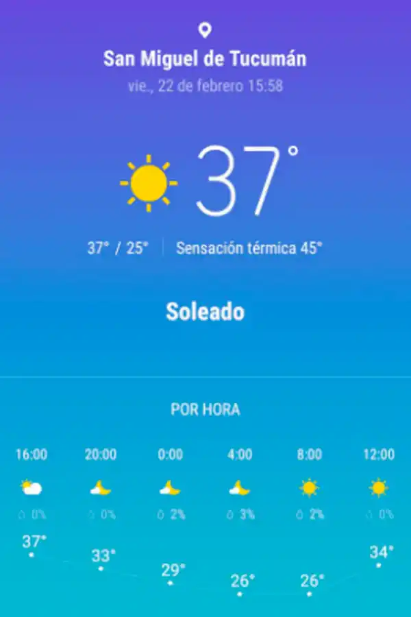 Tucumán es un infierno: ¡la sensación térmica alcanzó los 45°!