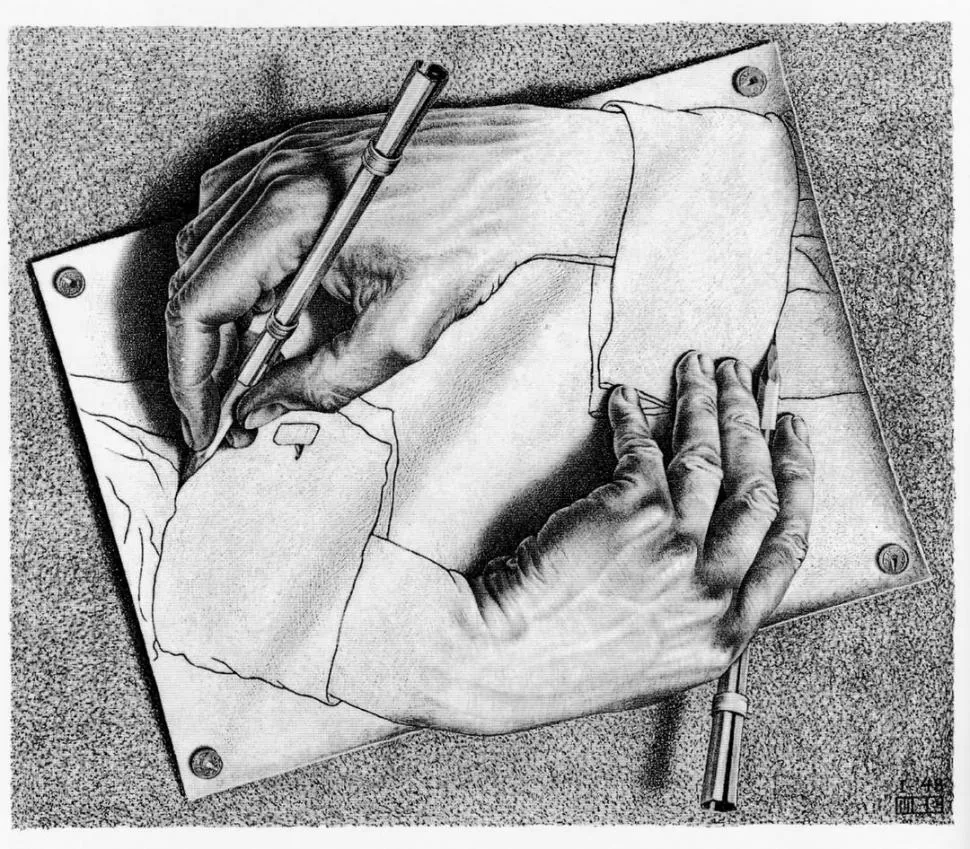 EL DILEMA A RESOLVER. ¿Cuánto debe cobrar un escritor por un libro que no es suyo, sino de alguien que no tiene idea de lo que quiere escribir, aunque sabe que se trata de la totalidad del ser? M.C. Escher 