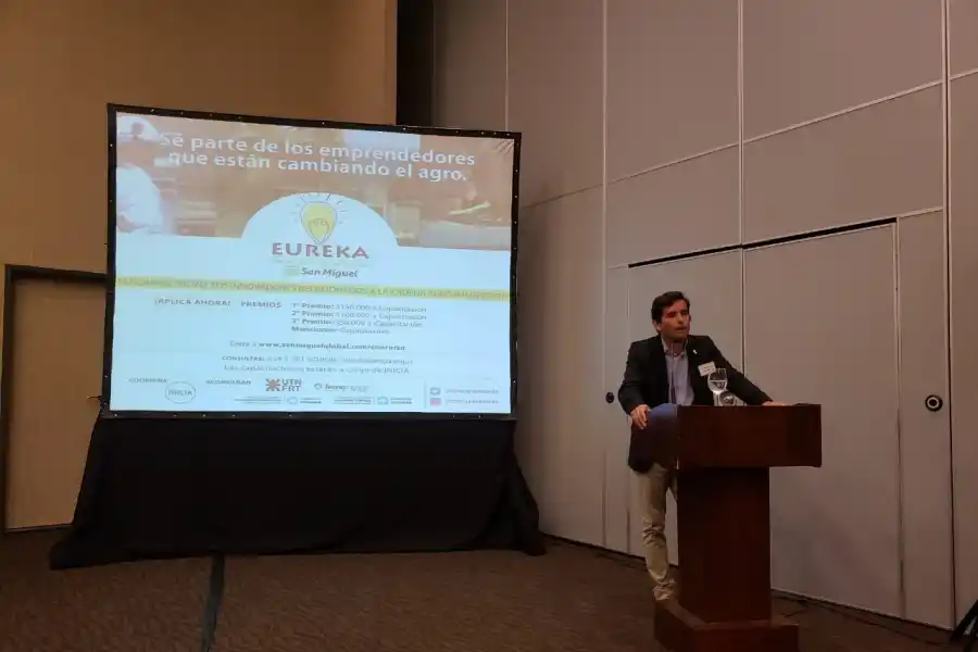 PALABRAS DE APERTURA. Méndez Trongé, ejecutivo de San Miguel, abrió la jornada de ayer con un discurso.