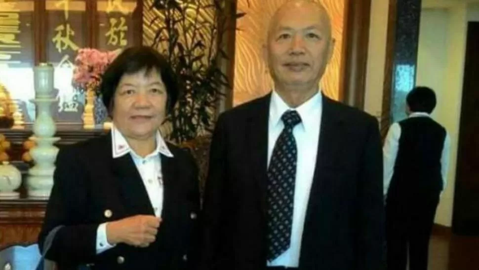 PAREJA. Lio Shu Chu, esposa de Liu Hon Gyen, fallecida en el tiroteo de abril.  