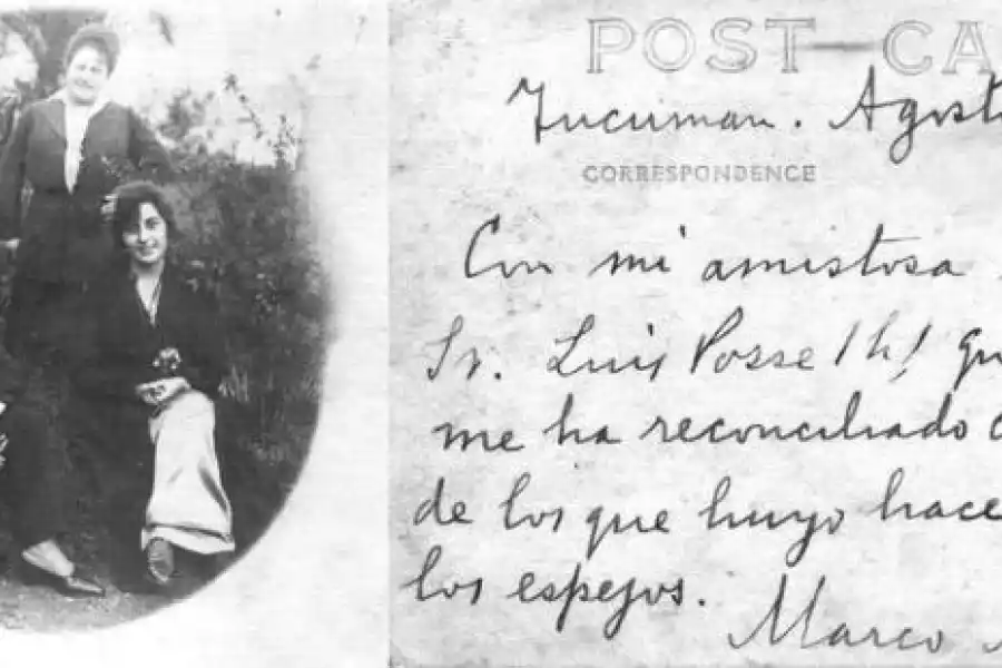 LA CEGUERA. En su escritorio, la revista “Plus Ultra” retrató a “Marquito” ya privado de la vista, en su escritorio, en 1929.