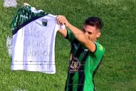 Una locura: un ex Atlético le pidió matrimonio a su novia en el festejo de su gol