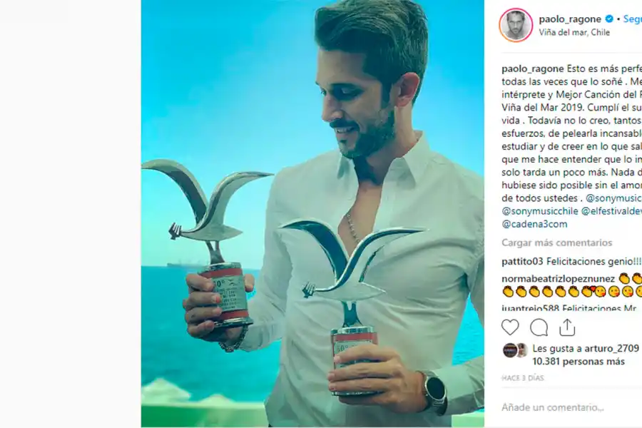 Un trío tucumano se consagró en la competencia folclórica de Viña del Mar