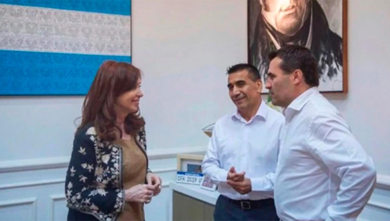 Cristina Kirchner apoyó la candidatura de Ramón Rioseco y Darío Martinez
