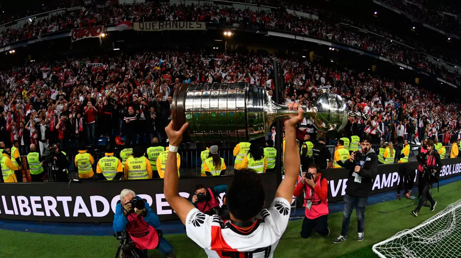 LA COPA QUE LO CATAPULTÓ. River es el actual campeón de la Libertadores.