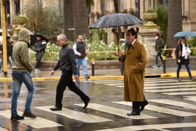 Las lluvias continuarán en el inicio de la semana