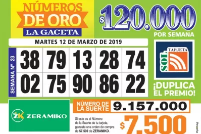 Los Números de Oro de LA GACETA