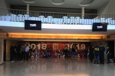 La Policía Federal realiza pericias en la zona donde se cayó Sergio Denis