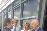 El embajador de Francia recorrió el aeropuerto