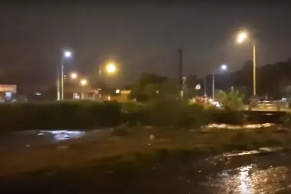 Por las fuertes lluvias, el canal Sur alcanzó niveles alarmantes