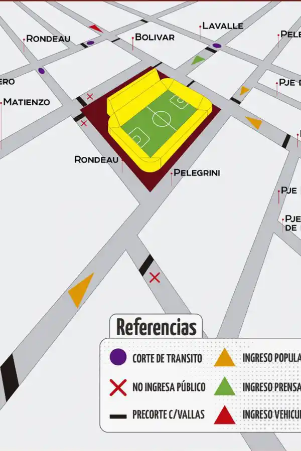 Este será el operativo de seguridad de San Martín para recibir a Boca