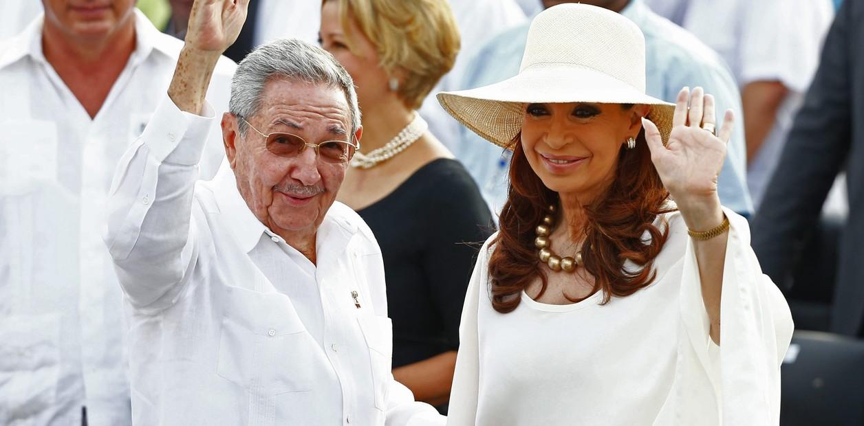 EN LA HABANA. Cristina viajó para ver a su hija Florencia y se reunión con Raúl Castro.