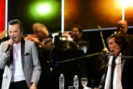 Video: Cacho Castaña y Palito Ortega le rindieron un homenaje a Sergio Denis