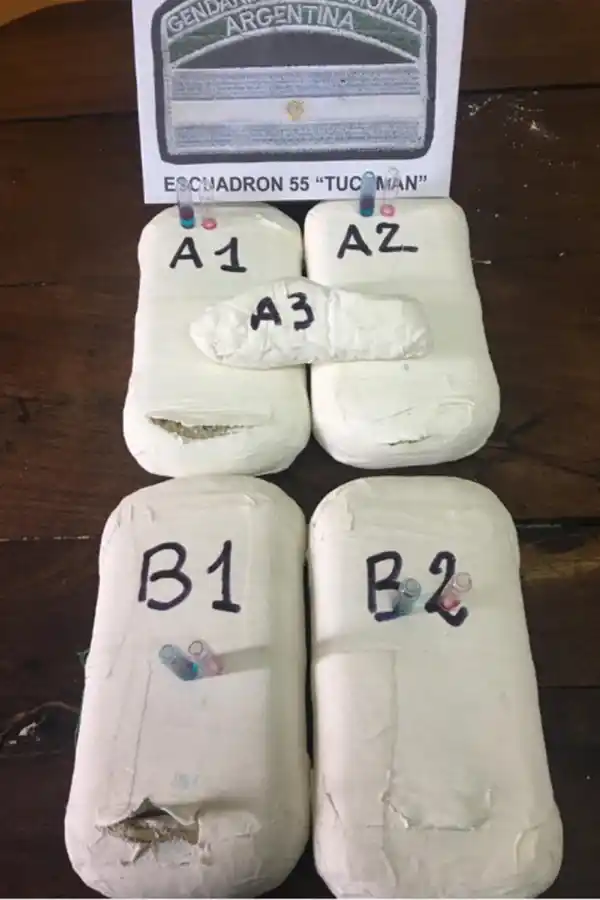 Dos menores que viajaban con sus padres llevaban escondidos casi 4,6 kilos de cocaína