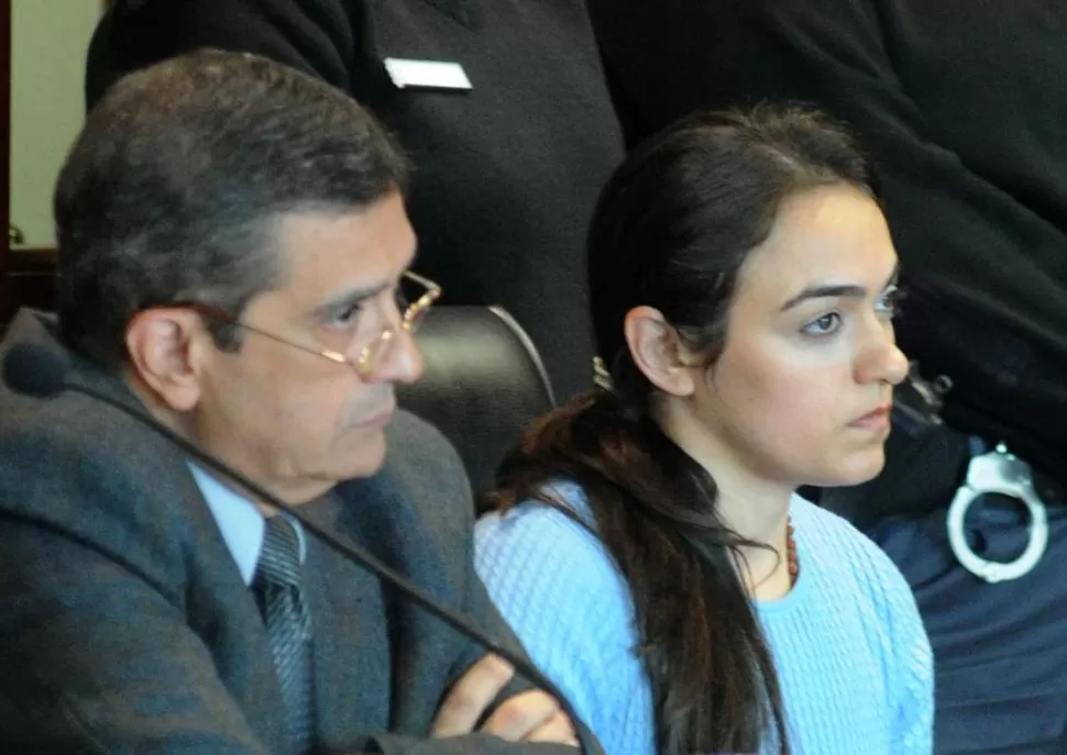 IMPUTADA. Nadia Fucilieri participó en la audiencia en Tribunales. la gaceta / foto de Antonio Ferroni 