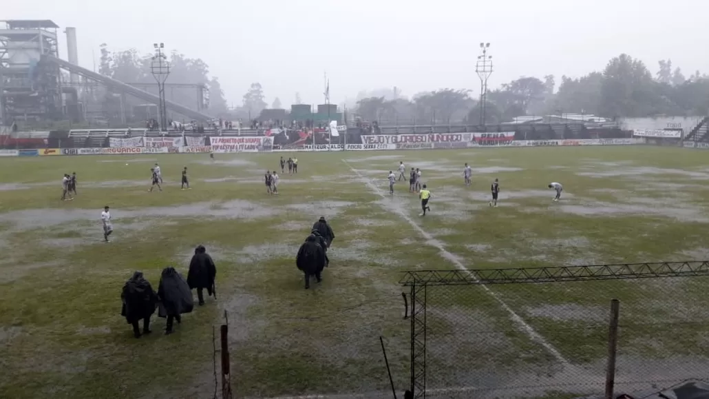 Ñuñorco avanzó de ronda y en Alberdi se suspendió el partido por la lluvia