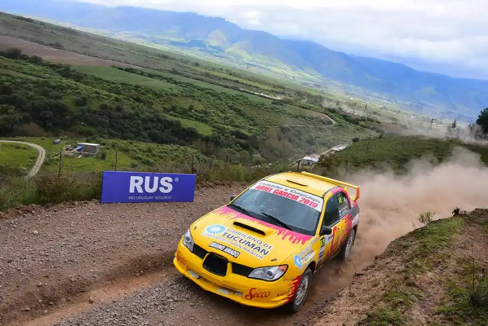 CUMPLIÓ. El Subaru Impreza que manejó García Hamilton fue el más regular en la clase RCN2.  Fotos de Marcelino Mercado