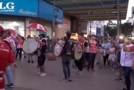 Hinchas de San Martín coparon la peatonal en beneficio de los inundados