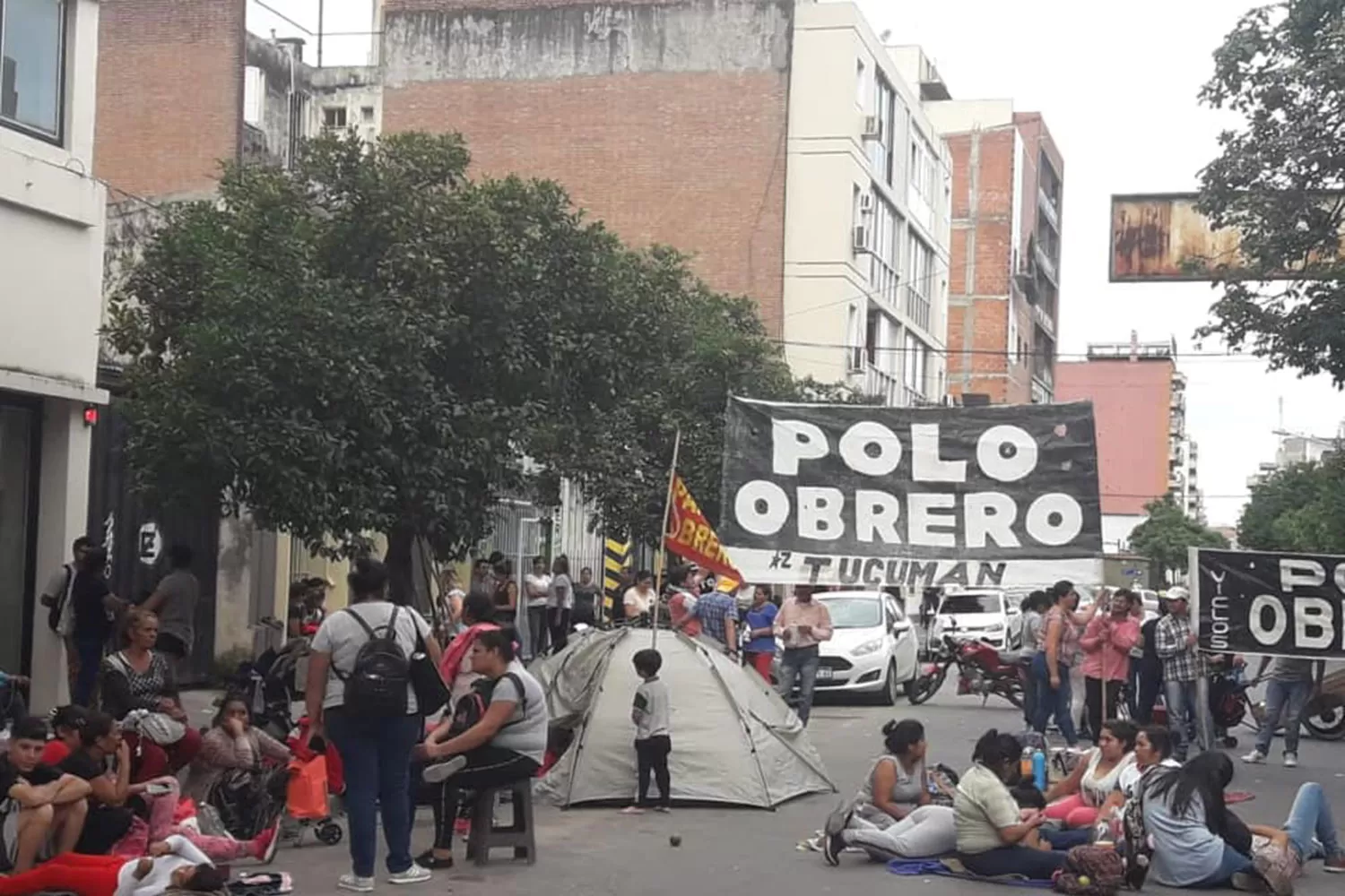 CORTE EN BARRIO SUR. Organizaciones sociales reclaman diálogo con el gobierno.