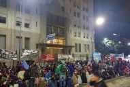 Manifestaciones frente al Ministerio de Desarrollo: ya nos reprimieron pero no nos vamos a ir
