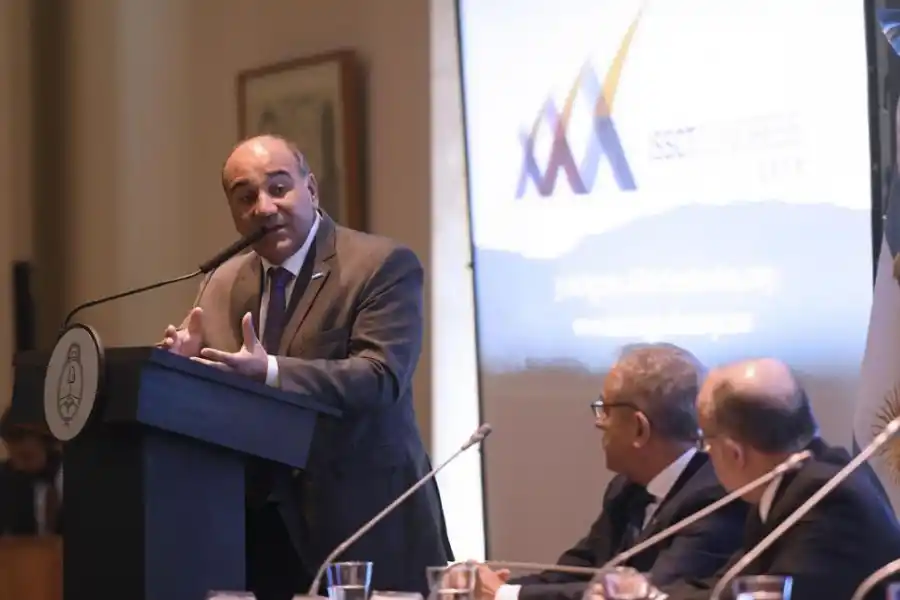 CON VALOR AGREGADO. El gobernador destacó la reconversión de la actividad azucarera.  