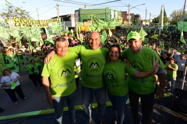 Manzur también se sumó a la marea verde de “Alito” Assan