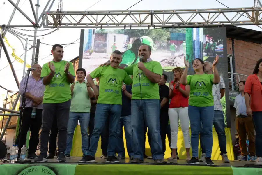 Manzur también se sumó a la marea verde de “Alito” Assan 