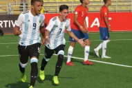 Matías Godoy anotó por duplicado y el Sub 17 de Argentina venció a Chile 2-0