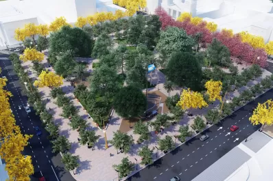 Invertirán casi 4 millones de dólares en mejorar la plaza Independencia: así quedará