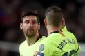 Tremendo manotazo a la cara del 10: así quedó Messi