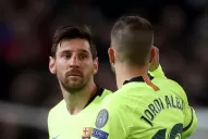 Tremendo manotazo a la cara del 10: así quedó Messi