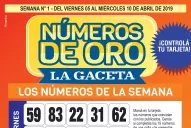 Controlá tu tarjeta: la grilla completa de los Números de Oro