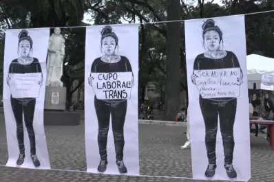 Se movilizaron en contra del acoso callejero en la plaza Urquiza