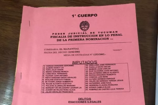 Auditores y la jueza identifican a responsables del caso contra legisladores