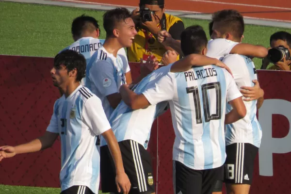 El seleccionado Sub 17 goleó 3-0 a Paraguay y sacó boleto para el Mundial