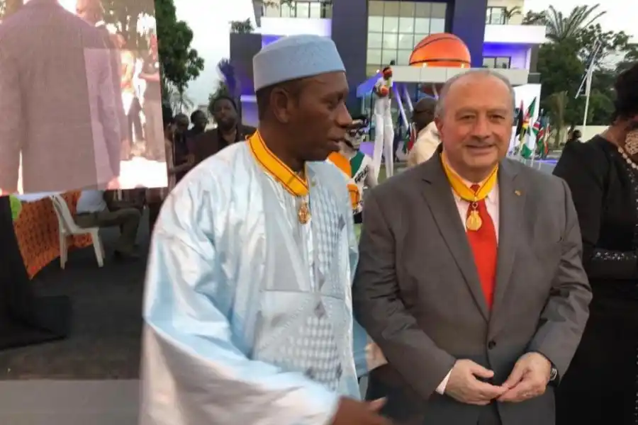 Muratore fue distinguido en Costa de Marfil 