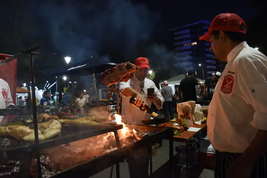Asadores del Abasto, de Rosario, quedó en el tercer puesto. Fotos de Franco Vera.
