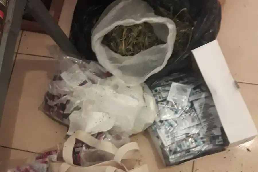 Tres departamentos fueron allanados por droga y prostitución 