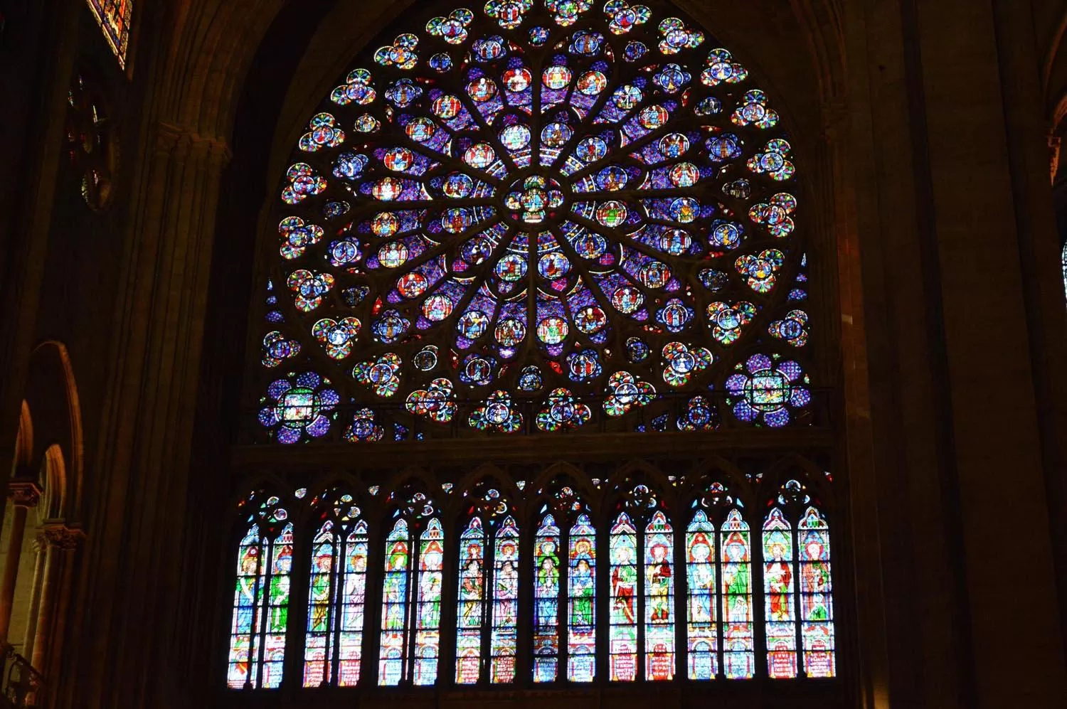 Galería: así era la catedral de Notre Dame por dentro