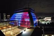 El CCK se iluminó con los colores de Francia en solidaridad por el incendio de Notre Dame