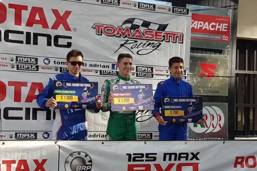 POR LARGAR. En Córdoba le encontraron la puesta a punto al karting de Escalera. 