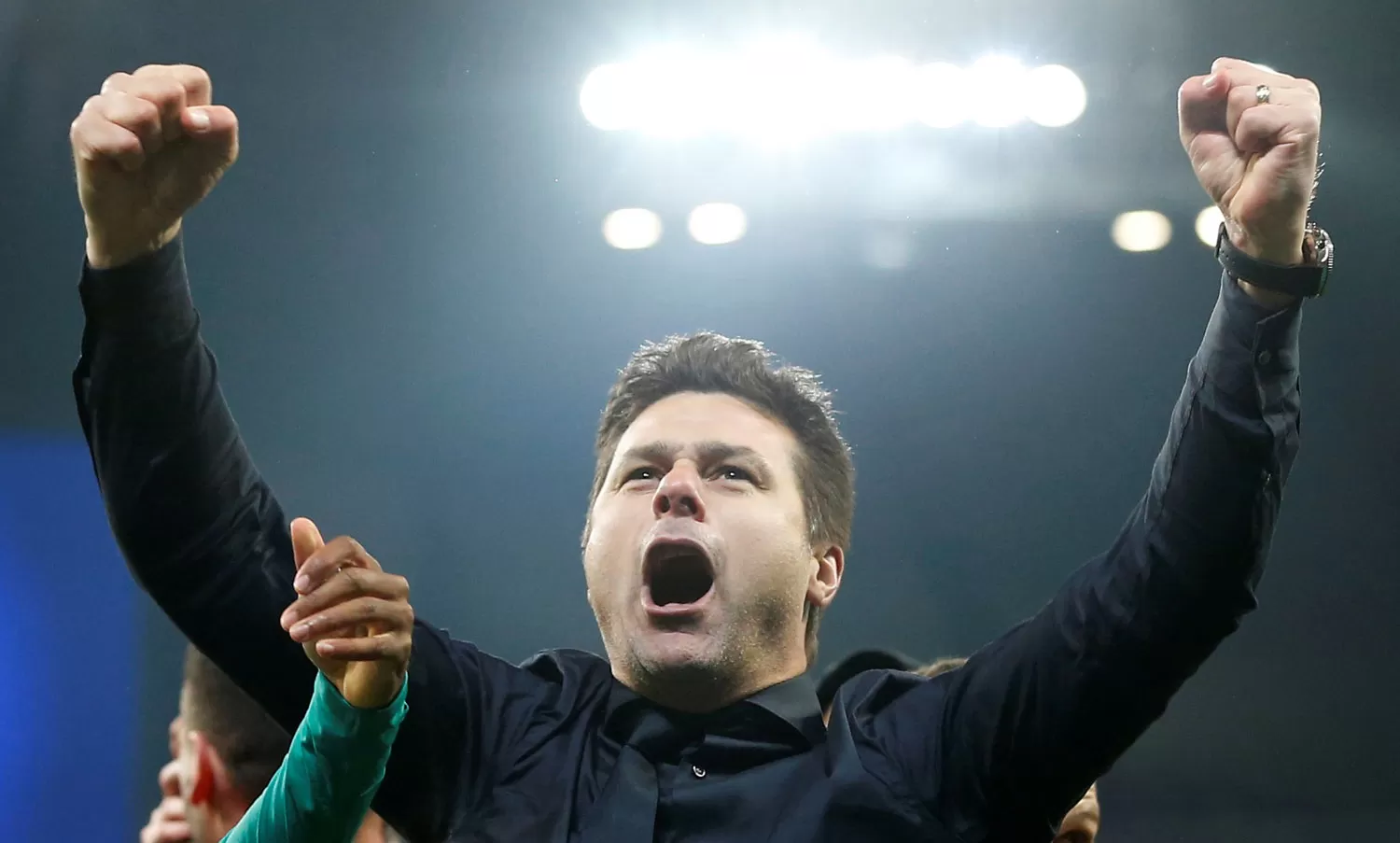 ¿SE LE DARÁ? Pochettino celebra un triunfo clave en el Tottenham. Reuters