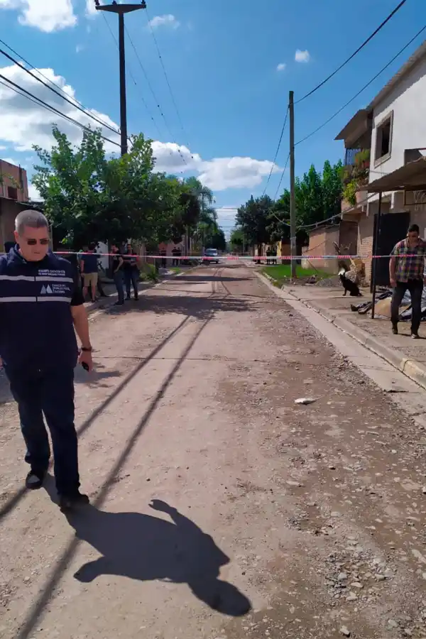 PERICIAS. Personal del ECIF trabajó en la escena del crimen.